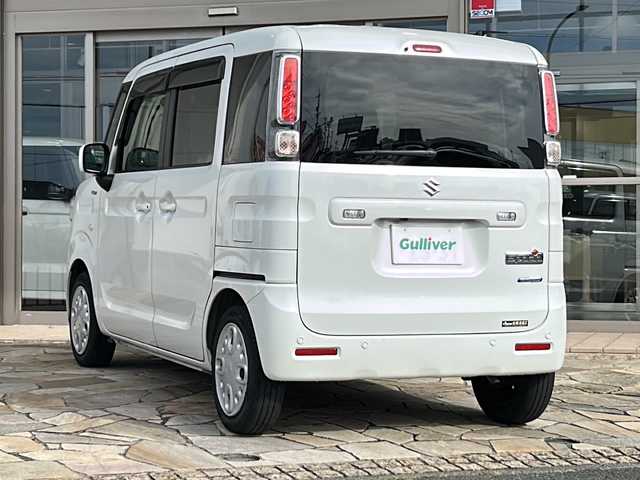 スズキ スペーシア HYBRID X 静岡県 2021(令3)年 5万km ピュアホワイトP 社外ディスプレイオーディオ/・CD/・DVD/・Bluetooth/・USB/・AM/・FM/主要装備/・両側パワスラ/・衝突軽減/・レーンキープ/・コーナーセンサー後/・バックカメラ/・ドラレコ前後/・シートヒーターD席/・純正フロアマット/・オートライト/・スマートキー/・プッシュスタート/・スペアキー1本/・オートエアコン/・カーテンエアバック