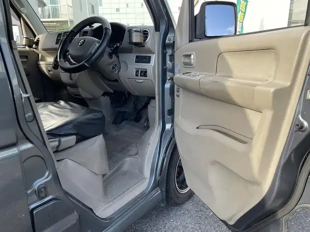 スズキ エブリィ ワゴン PZターボ 愛知県 2005(平17)年 12.3万km アズールグレーパールメタリック ４ＷＤ　/社外ＨＤＤナビ　/ＣＤ／ＤＶＤ　/ＴＶ　/ＭＤ　/左パワースライドドア　/純正フロアマット　/ＥＴＣ　/電動格納ミラー　/運転席シートヒーター　/キーレス　/社外シートカバー