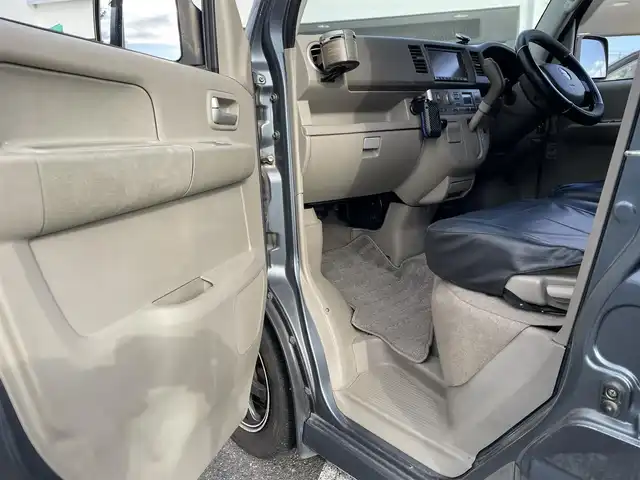 スズキ エブリィ ワゴン PZターボ 愛知県 2005(平17)年 12.3万km アズールグレーパールメタリック ４ＷＤ　/社外ＨＤＤナビ　/ＣＤ／ＤＶＤ　/ＴＶ　/ＭＤ　/左パワースライドドア　/純正フロアマット　/ＥＴＣ　/電動格納ミラー　/運転席シートヒーター　/キーレス　/社外シートカバー