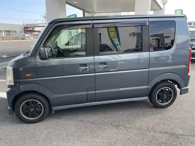 スズキ エブリィ ワゴン PZターボ 愛知県 2005(平17)年 12.3万km アズールグレーパールメタリック ４ＷＤ　/社外ＨＤＤナビ　/ＣＤ／ＤＶＤ　/ＴＶ　/ＭＤ　/左パワースライドドア　/純正フロアマット　/ＥＴＣ　/電動格納ミラー　/運転席シートヒーター　/キーレス　/社外シートカバー