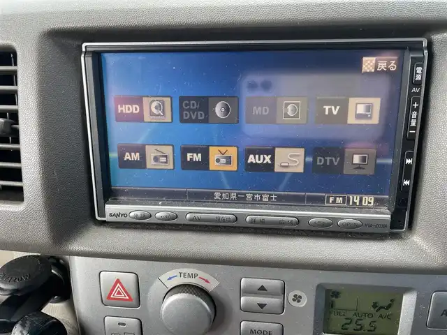 スズキ エブリィ ワゴン PZターボ 愛知県 2005(平17)年 12.3万km アズールグレーパールメタリック ４ＷＤ　/社外ＨＤＤナビ　/ＣＤ／ＤＶＤ　/ＴＶ　/ＭＤ　/左パワースライドドア　/純正フロアマット　/ＥＴＣ　/電動格納ミラー　/運転席シートヒーター　/キーレス　/社外シートカバー