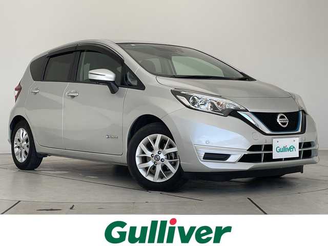 日産 ノート e－パワー X Vセレクション 愛知県 2020(令2)年 3万km ブリリアントシルバー エマージェンシーブレーキ/純正ナビ/全方位カメラ/バックカメラ/コーナーセンサー/純正アルミホイール/LEDヘッドライト/インテリジェントミラー/レーンキープアシスト/ドライブレコーダー/ETC/ステアリングスイッチ/スマートキー/プッシュスタート