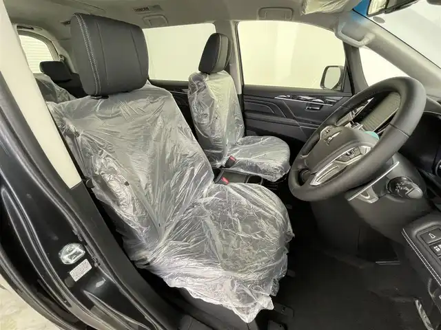 三菱 デリカＤ：５ シャモニー 群馬県 2025(令7)年 0.1万km未満 グレーⅡ 登録済未使用車　全方位カメラ　両側パワースライドドア　パワーバックドア　レーダークルーズコントロール　ＢＳＭ　ＬＥＤライト　ＡＨＢ　シートヒーター　純正１８インチＡＷ　ステアリングヒーター　スマートキ