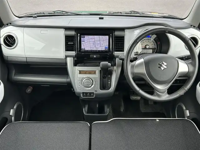 スズキ ハスラー X ターボ 島根県 2015(平27)年 3.9万km ブルーイッシュブラックパール3 4WD /純正ナビ /DVD再生/Bluetoothオーディオ/バックカメラ　/前席シートヒーター　/レーダーブレーキサポート　/ドライブレコーダー/ETC　/ダウンヒルアシストコントロール/スマートキー/プッシュスタート/HIDヘッドライト/盗難防止装置　/横滑り防止装置/アイドリングストップ　/純正フロアマット