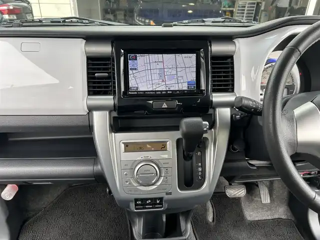 スズキ ハスラー X ターボ 島根県 2015(平27)年 3.9万km ブルーイッシュブラックパール3 4WD /純正ナビ /DVD再生/Bluetoothオーディオ/バックカメラ　/前席シートヒーター　/レーダーブレーキサポート　/ドライブレコーダー/ETC　/ダウンヒルアシストコントロール/スマートキー/プッシュスタート/HIDヘッドライト/盗難防止装置　/横滑り防止装置/アイドリングストップ　/純正フロアマット