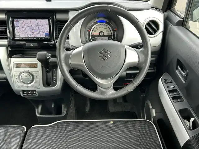 スズキ ハスラー X ターボ 島根県 2015(平27)年 3.9万km ブルーイッシュブラックパール3 4WD /純正ナビ /DVD再生/Bluetoothオーディオ/バックカメラ　/前席シートヒーター　/レーダーブレーキサポート　/ドライブレコーダー/ETC　/ダウンヒルアシストコントロール/スマートキー/プッシュスタート/HIDヘッドライト/盗難防止装置　/横滑り防止装置/アイドリングストップ　/純正フロアマット