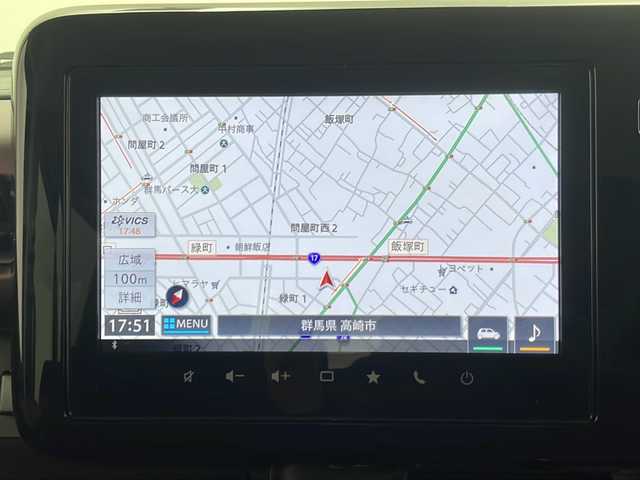 スズキ スペーシア カスタム HYBRID XS 群馬県 2024(令6)年 0.1万km ブルーイッシュブラックパール3 純正９型ナビ　全方位カメラ　前後ドラレコ　ＨＵＤ　ハーフレザー　シートヒーター　ステアリングヒーター　両側電動スライドドア　アダプティブクルーズコントロール　衝突被害軽減ブレーキ　ＬＥＤライト　禁煙車