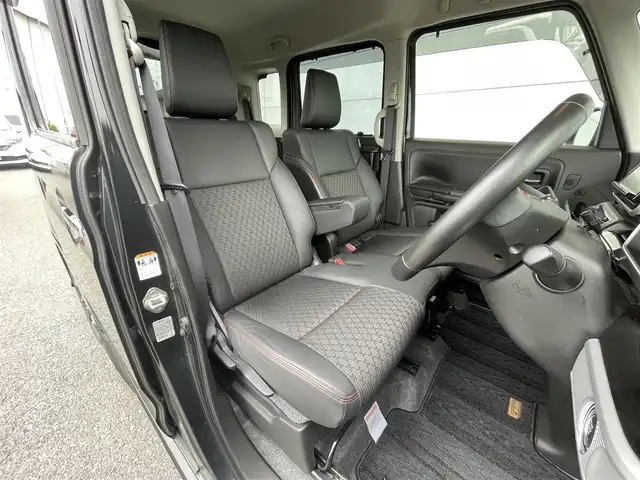 スズキ スペーシア カスタム HYBRID XS 千葉県 2020(令2)年 4.2万km ブルーイッシュブラックパール3 衝突軽減ブレーキ/レーンキープアシスト/レーダークルーズコントロール/クリアランスソナー/ヘッドアップディスプレイ/純正SDナビ/　フルセグ/BT/DVD/CD/USB/全方位カメラ/ステアリングスイッチ/ETC/ハーフレザーシート/シートヒーター/両側パワースライドドア/LEDヘッドライト/オートライト/フォグライト/スマートキー/プッシュスタート/純正フロアマット