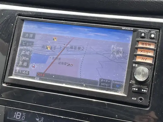 日産 エクストレイル 20X 滋賀県 2014(平26)年 15.1万km バーニングレッド 純正ナビ/（CD/DVD/フルセグTV/BT/FM/AM）/ETC/前席シートヒーター/カブロンシート/ステアリングスイッチ/インテリジェントキー/プッシュスタート/純正ドアバイザー/純正フロアマット/純正17インチAW