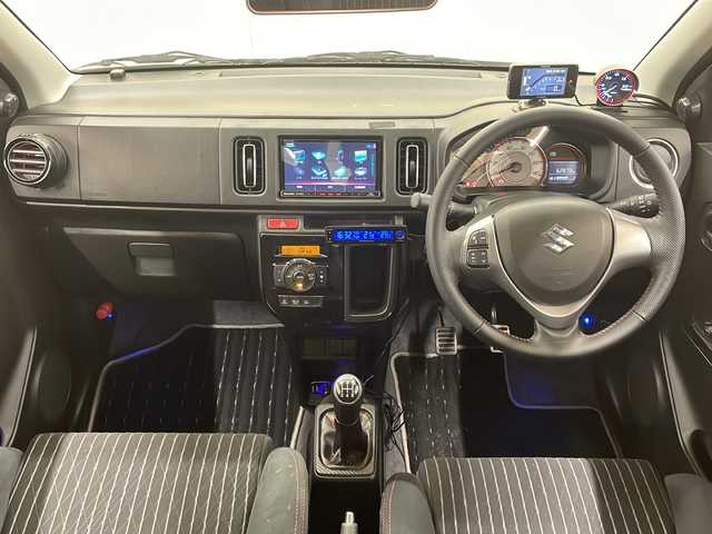 スズキ アルト ワークス 道央・札幌 2018(平30)年 6.3万km スチールシルバーM /4WD//社外ナビ:/CN-RX03D(AM/FM/CD/DVD/BT/TV/SD)//前席RECAROシート//前後ドライブレコーダー//HIDヘッドライト//フォグランプ//純正15インチアルミホイール//スマートキー//エンジンプッシュスタート//スペアキー×1//社外AW付スタッドレスタイヤ（145/80/R13)