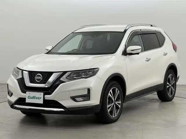 日産 エクストレイル 20Xi 福岡県 2020(令2)年 2.5万km ブリリアントホワイトパール 純正１０型ナビ／フルセグＴＶ　/全方位カメラ　/デジタルルームミラー　/ETC　/ドライブレコーダー　/プロパイロット　/コーナーセンサー　/エマージェンシーブレーキ　/レーンキープ　/ブラインドスポットモニター　/ヒルディセントコントロール　/アイドリングストップ　/シートヒーター　/パワーバックドア　/ルーフレール/純正１８インチＡＷ　/LEDヘッドライト