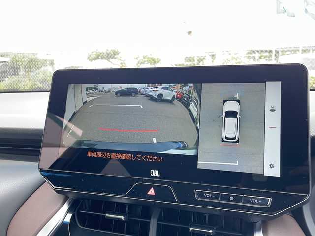 トヨタ ハリアー Z 山口県 2024(令6)年 1.1万km プレシャスブラックパール ワンオーナー/純正12.3型メーカーナビ/・JBLサウンド/・AM/FM/USB/Mira cast/フルセグテレビ/パノラミックビューモニター/デジタルインナーミラー/ETC2.0/ヘッドアップディスプレイ/ブラインドスポットモニター/LEDヘッドライト/オートライト/フォグランプ/左右独立温度コントロールフルオートエアコン/運転席パワーシート/電動パーキングブレーキ/オートブレーキホールド/純正フロアマット/19インチ純正アルミホイール/ハーフレザーシート/電動リアゲート/スマートキー/スペア有/プッシュアップスタート/Toyota Safety Sense/・プリクラッシュセーフティ/・レーントレーシングアシスト/・レーンディパーチャーアラート/・レーダークルーズコントロール/・アダプティブハイビームシステム/取り扱い説明書/保証書