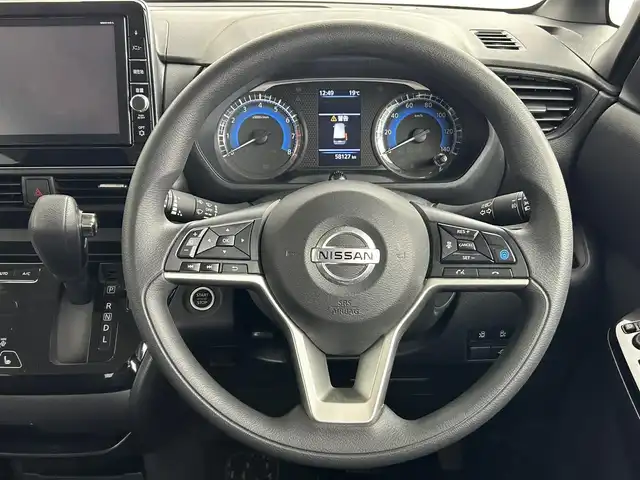 日産 ルークス HWS X プロパイロットED 道央・札幌 2020(令2)年 5.9万km チタニウムグレーメタリック ・４WD/・純正9インチナビ/　BT／CD／DVD／SD／AUX／USB／フルセグ/・アラウンドビューモニター/・純正前方ドライブレコーダー（ナビ連動）/・プロパイロット/・エマージェンシーブレーキ/・車線逸脱警報/・車線逸脱防止支援/・ハンドル支援/・ふらつき警報/・先行車発進お知らせ/・標識表示（速度・道路）/・前後コーナーセンサー/・両側パワースライドドア/・前席シートヒーター/・純正フロアマット/・純正スタッドレス14インチAW/・LEDヘッドライト/・オートライト/・プッシュスタート/・スマートキー