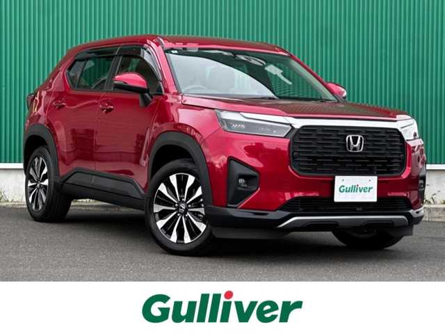 ホンダ ＷＲ－Ｖ Z 宮城県 2024(令6)年 0.4万km 赤 ホンダセンシング/●衝突軽減ブレーキ（CMBS）/●先行車発進お知らせ機能/●歩行者事故低減ステアリング/●路外逸脱抑制機能/●標識認識機能/●アダプティブクルーズコントロール（ACC）/●車線維持支援システム（LKAS）/●誤発進抑制機能/●後方誤発進抑制機能/●近距離衝突軽減ブレーキ/●急アクセル抑制機能/●パーキングセンサーシステム/●オートハイビーム/Honda CONNECTナビ/・Bluetooth/・AppleCarPlay/AndroidAuto/・フルセグTV/バックカメラ/ビルトインETC/ハーフレザーシート/革巻きステアリング/ステアリングスイッチ/パドルシフト/LEDヘッドランプ/フォグランプ/オートライト/スマートキー＆プッシュスタート/電動格納ミラー/純正17インチAW/純正フロアマット/ドアバイザー/トノカバー/W/サイド/カーテンエアバッグ