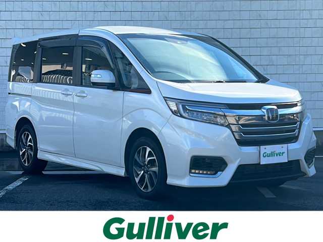 ホンダ ステップワゴン スパーダ ホンダセンシング 秋田県 2018(平30)年 8.1万km プラチナホワイトパール ・メーカーナビ/・衝突軽減/・バックカメラ/・ETC/・Bluetooth/・CD/・DVD/・フルセグ/・両側パワスラ/・オートライト/・LEDヘッドライト/・レーンキープ/・クルーズコントロール/・ABS/・横滑り防止/・4WD/・純正フロアマット/・純正アルミホイール/・記録簿/・取扱説明書