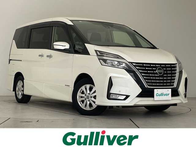 日産 セレナ ハイウェイスター 愛知県 2021(令3)年 6.4万km ブリリアントホワイトパール SDナビ/クルーズコントロール/コーナーセンサー/純正アルミホイール/オートライト/ドライブレコーダー/ETC/衝突軽減システム/フルセグ/CD DVD/Bluetooth/ステアリングスイッチ/スマートキー/プッシュスタート