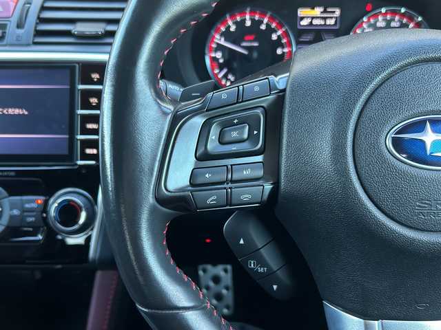 スバル レヴォーグ 2．0STIスポーツアイサイト 富山県 2017(平29)年 3.6万km ラピスブルーP アイサイト/純正SDナビ/型式：CN-LR720D/【CD/DVD/BT/フルセグTV】/バック＆サイドカメラ/クルーズコントロール/レーンキープアシスト/前席パワーシート/D席シートメモリ/前席シートヒーター/横滑り防止装置/ETC2.0/純正アルミホイール/スマートキー×2/プッシュスタート/純正フロアマット