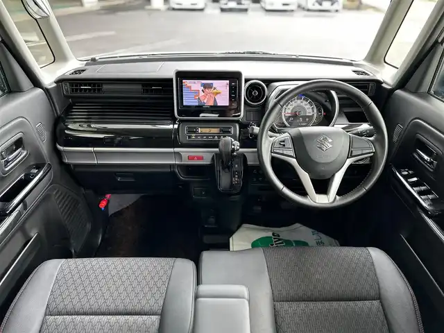 スズキ スペーシア カスタム HYBRID XS 京都府 2018(平30)年 4.2万km ピュアホワイトP スズキセーフティサポート/・デュアルセンサーブレーキサポート/・車線逸脱警報機能/・先行車発進お知らせ機能/・後退時ブレーキサポート/・ふらつき警報機能/・ハイビームアシスト/・後方誤発進抑制機能/KENWOODメモリーナビ、地デジ、Bluetooth/運転席シートヒーター/前後ドライブレコーダー/バックカメラ/LEDヘッドランプ/純正15インチアルミホイール