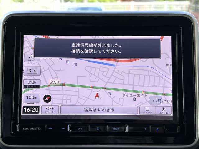 スズキ スペーシア カスタム HYBRID XS 福島県 2021(令3)年 4.3万km ピュアホワイトP 衝突軽減システム/SDナビ/両側パワースライドドア/レーダークルーズコントロール/シートヒーター/フルセグTV/CD/DVD/Bluetooth/バックカメラ/コーナーセンサー/社外アルミホイール/LEDヘッドライト/ドライブレコーダー/ETC/ステアリングスイッチ/スマートキー/プッシュスタート