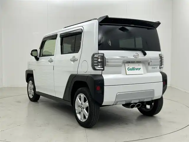 ダイハツ タフト G ターボ クロムベンチャー 茨城県 2022(令4)年 1.8万km シャイニングホワイトパール フルセグＴＶ/ＥＴＣ/ＢＬＩＴＺセンター出しマフラー/メッキグリル/ガラスルーフ/シートヒーター（運転席・助手席）/アダプティブクルーズコントロール/クリアランスソナー