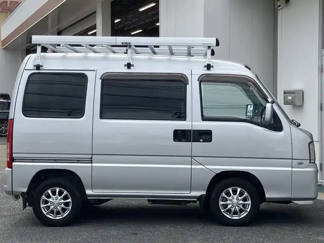 スバル サンバー ディアス 山口県 2011(平23)年 4.4万km スターリングシルバー 社外メモリーナビ＆/フルセグTV＆バックカメラ/社外ルーフキャリア/純正ドアバイザー/フロアマット/集中ドアロック/電動ドアミラー/最大積載量350kg