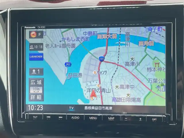 スズキ スイフト スポーツ セーフティPKG 島根県 2018(平30)年 5.9万km プレミアムシルバーメタリック 社外SDナビ(CD/DVD/BT/フルセグ)/バックカメラ/ETC/衝突被害軽減ブレーキ/車線逸脱警告/クルーズコントロール/オートライト/パドルシフト/運転席シートヒーター/取扱説明書/保証書/スペアキー×1