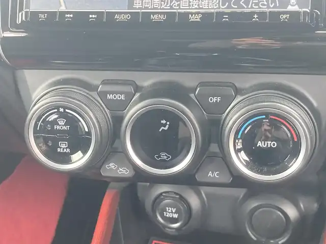 スズキ スイフト スポーツ セーフティPKG 島根県 2018(平30)年 5.9万km プレミアムシルバーメタリック 社外SDナビ(CD/DVD/BT/フルセグ)/バックカメラ/ETC/衝突被害軽減ブレーキ/車線逸脱警告/クルーズコントロール/オートライト/パドルシフト/運転席シートヒーター/取扱説明書/保証書/スペアキー×1