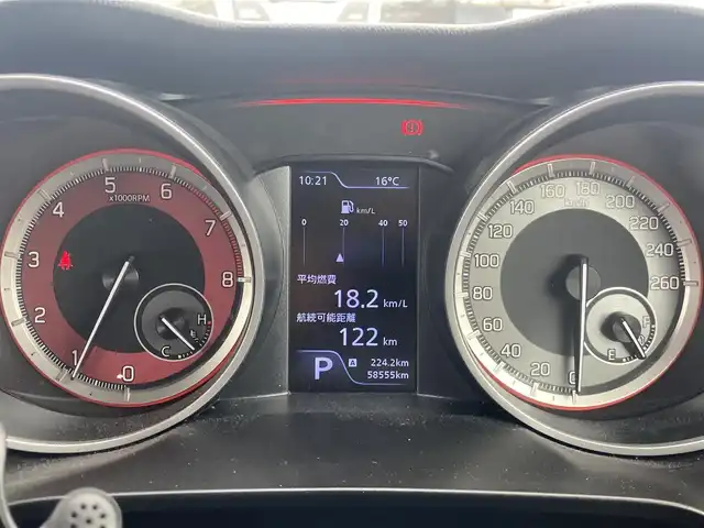 スズキ スイフト スポーツ セーフティPKG 島根県 2018(平30)年 5.9万km プレミアムシルバーメタリック 社外SDナビ(CD/DVD/BT/フルセグ)/バックカメラ/ETC/衝突被害軽減ブレーキ/車線逸脱警告/クルーズコントロール/オートライト/パドルシフト/運転席シートヒーター/取扱説明書/保証書/スペアキー×1