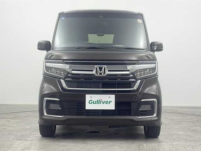 ホンダ Ｎ ＢＯＸ カスタム L ターボ 三重県 2021(令3)年 3.3万km プレミアムグラマラスブロンズP 禁煙車/純正7インチナビ/　フルセグTV/CD/DVD/Bluetooth/両側パワースライドドア/ホンダセンシング/衝突軽減ブレーキシステム/レーンキープアシストシステム/レーダークルーズコントロール/前席シートヒーター/純正ヘッドライト/バックカメラ/革巻きステアリング/コーナーセンサー/ETC