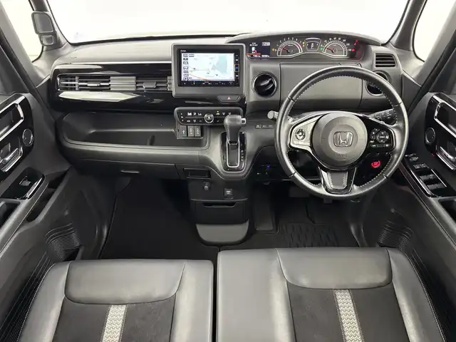 ホンダ Ｎ ＢＯＸ カスタム L ターボ 福岡県 2021(令3)年 3.3万km プレミアムグラマラスブロンズP 純正ナビ　/バックカメラ　/ＥＴＣ　/アダプティブクルーズコントロール　/コーナーセンサー　/衝突軽減ブレーキ　/レーンキープ　/パドルシフト　/ＥＣＯＮ　/両側電動スライドドア　/ハーフレザー　/シートヒーター　/ＬＥＤ