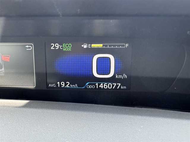 トヨタ プリウス S ツーリングセレクション 愛知県 2016(平28)年 14.6万km ホワイトパールクリスタルシャイン ユーザー買取車/禁煙車/モデリスタエアロ　F.S.Rアンダー/純正ナビ/フルセグTV DSZT-YC4T/黒革シート/バックカメラ/ビルトインETC/純正リモコンエンジンスターター/取説/手帳/保証書/D/N席　シートヒーター
