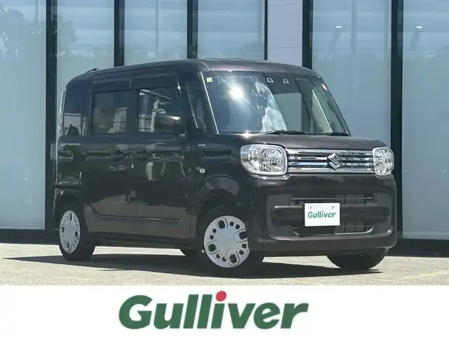 スズキ スペーシア HYBRID G 大阪府 2023(令5)年 0.4万km アーバンブラウンパールメタリック デュアルカメラブレーキサポート/社外ナビ　/   フルセグTV/CD/DVD/Bluetooth/バックモニター　/リアコーナーセンサー/レーンキープアシスト/アイドリングストップ/前後ドライブレコーダー/プッシュスタート　/スマートキー/ＥＴＣ　/ＬＥＤ