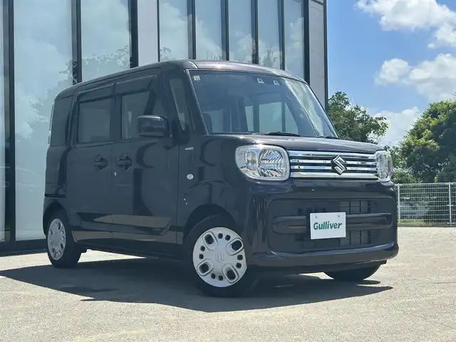 スズキ スペーシア HYBRID G 大阪府 2023(令5)年 0.4万km アーバンブラウンパールメタリック デュアルカメラブレーキサポート/社外ナビ　/   フルセグTV/CD/DVD/Bluetooth/バックモニター　/リアコーナーセンサー/レーンキープアシスト/アイドリングストップ/前後ドライブレコーダー/プッシュスタート　/スマートキー/ＥＴＣ　/ＬＥＤ
