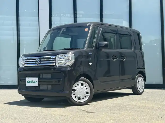 スズキ スペーシア HYBRID G 大阪府 2023(令5)年 0.4万km アーバンブラウンパールメタリック デュアルカメラブレーキサポート/社外ナビ　/   フルセグTV/CD/DVD/Bluetooth/バックモニター　/リアコーナーセンサー/レーンキープアシスト/アイドリングストップ/前後ドライブレコーダー/プッシュスタート　/スマートキー/ＥＴＣ　/ＬＥＤ