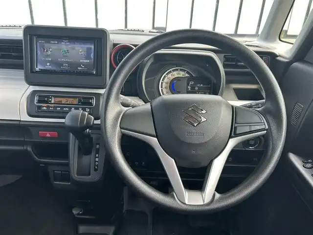 スズキ スペーシア HYBRID G 大阪府 2023(令5)年 0.4万km アーバンブラウンパールメタリック デュアルカメラブレーキサポート/社外ナビ　/   フルセグTV/CD/DVD/Bluetooth/バックモニター　/リアコーナーセンサー/レーンキープアシスト/アイドリングストップ/前後ドライブレコーダー/プッシュスタート　/スマートキー/ＥＴＣ　/ＬＥＤ