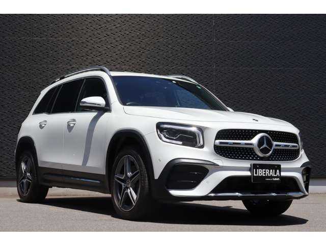 メルセデス・ベンツ Ｍ・ベンツ ＧＬＢ２００ｄ 4マチック AMGライン 大分県 2022(令4)年 4.6万km デジタルホワイト ワンオーナー/レーダーセーフティパッケージ/純正ナビ/地デジ/CarPlay/Bluetooth/全方位/半革/シートヒーター/純正19インチAW/純正フロアマット/ETC/純正ドライブレコーダー（前）