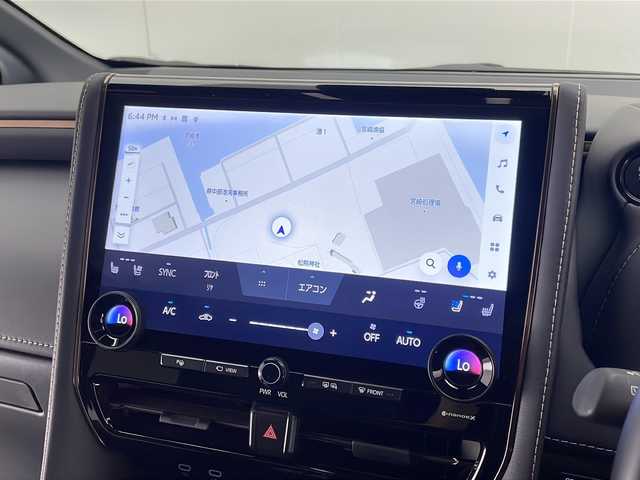 トヨタ アルファード Z 熊本県 2024(令6)年 1.1万km ブラック 禁煙車/トヨタセーフティセンス/純正12.3型ディスプレイオーディオ/（T-CONNECT/Bluetooth/フルセグTV/ナビ）/純正13.2型有機EL後席ディスプレイ/純正モデリスタエアロ/純正ビルトイン2.0ETC/純正18インチアルミ/純正LEDオートライト/純正LEDフォグ/純正フロアマット/両側電動スライドドア/黒レザーシート/左右独立ムーンルーフ/パノラミックビューモニター/アダプティブクルーズコントロール/レーンディパーチャーアラート/オートマチックハイビーム/ブラインドスポットモニター/ドライバーモニター/クリアランスソナー/デジタルインナーミラー/エグゼクティブパワーシート/ウッドコンビ本革巻ハンドル/前席パワーシート/エアシート/スマートキー/プッシュエンジンスタート/スペアキー/新車時保証書/取扱い説明書