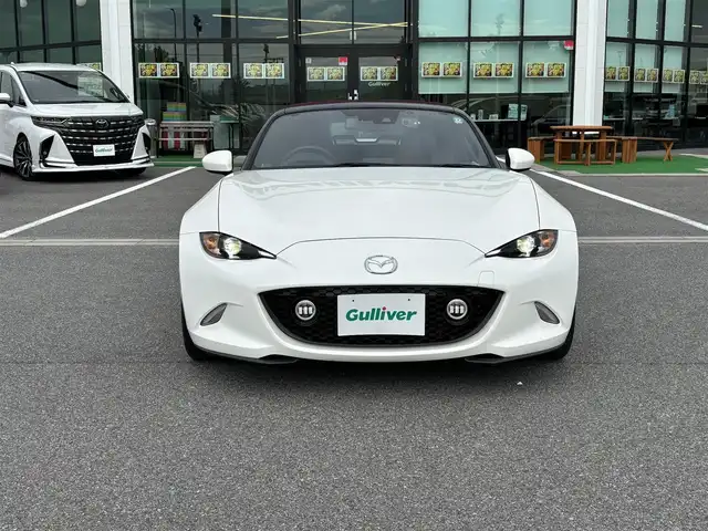 マツダ ロードスター 100周年特別記念車 奈良県 2020(令2)年 4.7万km スノーフレイクホワイトパールマイカ 100周年モデル /BOSEサウンド /HKSマフラー /リアウィングオートエグゼ /AUTOEXGシフトレバー /社外スロットコントロール /BSM /前方ドライブレコーダー  /赤合皮シート /前席シートヒーター