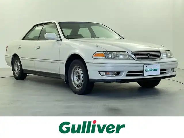 トヨタ マークⅡ グランデ 福井県 1997(平9)年 12.7万km ホワイトパールマイカ 純正オーディオ/社外アルミ付夏タイヤ車載/純正ヘッドライト/純正フロントフォグ/電動格納ミラー/リモコンキー/パワーシート