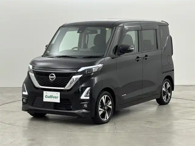 日産 ルークス HWS Gターボ プロパイロットED 福岡県 2020(令2)年 2.3万km ブラック 純正９型ナビ／フルセグＴＶ／ＢＴ　/全方位カメラ　/ＥＴＣ　/ドライブレコーダー　/両側パワースライドドア　/プロパイロット　/エマージェンシーブレーキ　/レーンキープ　/コーナーセンサー　/純正１５インチＡＷ　/ＬＥＤ
