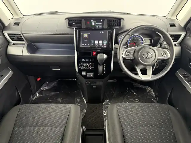 トヨタ ルーミー カスタムG 埼玉県 2022(令4)年 1.2万km パールホワイトⅢ 純正８型ＤＡ　全方位　温シート　両側電動　ＥＴＣ　オートハイビーム コーナーセンサー レーダークルーズコントロール レーンキープアシスト 衝突軽減システム 純正14インチホイール スペアキー