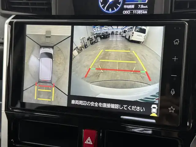 トヨタ ルーミー カスタムG 埼玉県 2022(令4)年 1.2万km パールホワイトⅢ 純正８型ＤＡ　全方位　温シート　両側電動　ＥＴＣ　オートハイビーム コーナーセンサー レーダークルーズコントロール レーンキープアシスト 衝突軽減システム 純正14インチホイール スペアキー