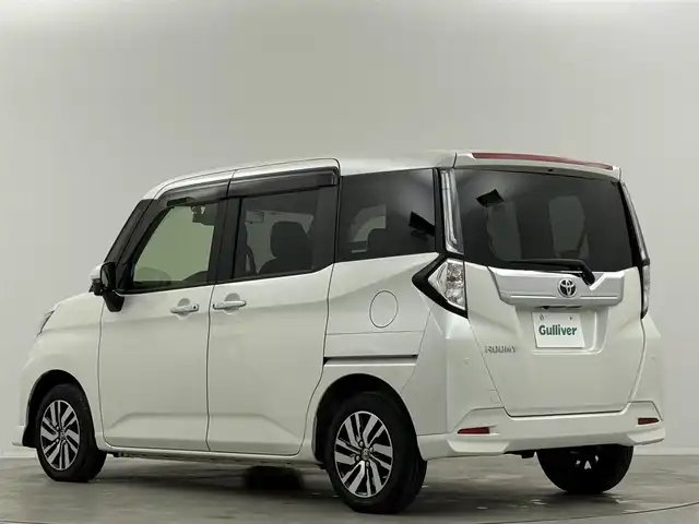 トヨタ ルーミー カスタムG 埼玉県 2022(令4)年 1.2万km パールホワイトⅢ 純正８型ＤＡ　全方位　温シート　両側電動　ＥＴＣ　オートハイビーム コーナーセンサー レーダークルーズコントロール レーンキープアシスト 衝突軽減システム 純正14インチホイール スペアキー