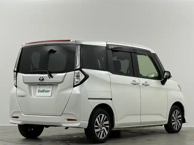 トヨタ ルーミー カスタムG 埼玉県 2022(令4)年 1.2万km パールホワイトⅢ 純正８型ＤＡ　全方位　温シート　両側電動　ＥＴＣ　オートハイビーム コーナーセンサー レーダークルーズコントロール レーンキープアシスト 衝突軽減システム 純正14インチホイール スペアキー