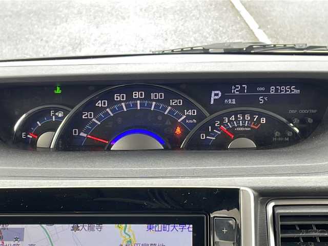 ダイハツ タント カスタム X 福島県 2016(平28)年 8.8万km ブラックマイカメタリック 4WD 純正9型ナビ フルセグTV　Bluetooth　バックカメラ 左側パワースライドドア 衝突軽減ブレーキ ETC　オートライト LEDヘッドライト 横滑り防止装置 スマートキー