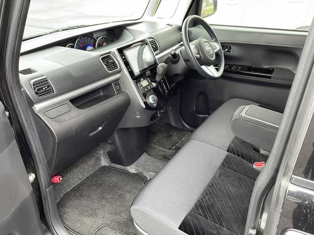 ダイハツ タント カスタム X 福島県 2016(平28)年 8.8万km ブラックマイカメタリック 4WD 純正9型ナビ フルセグTV　Bluetooth　バックカメラ 左側パワースライドドア 衝突軽減ブレーキ ETC　オートライト LEDヘッドライト 横滑り防止装置 スマートキー