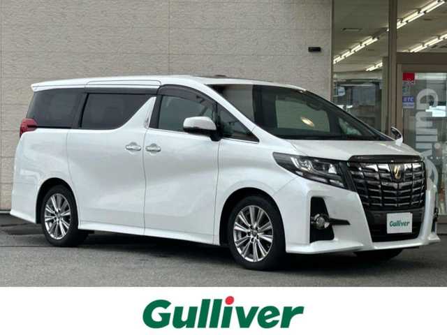 トヨタ アルファード S Aパッケージ タイプブラック 兵庫県 2017(平29)年 4.7万km ホワイトパールクリスタルシャイン サンルーフ/ALPINE11インチナビ(EX11V)/(CD/DVD/BT/SD)/フルセグTV/バックカメラ/ETC/両側パワースライドドア/衝突軽減ブレーキ/レーダークルーズコントロール/前後コーナーセンサー/前方ドライブレコーダー/LEDヘッドライト/オートライト/フォグランプ/電動リアゲート/ステアリングリモコン/革巻きステアリング/電動格納ミラー/オートリトラミラー/スマートキー/社外フロアマット/純正ドアバイザー/純正アルミ18インチ