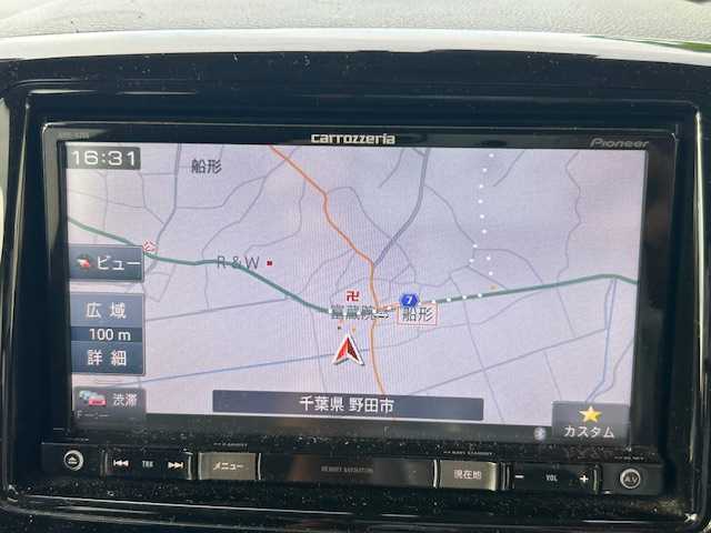 スズキ スペーシア カスタム XS 茨城県 2014(平26)年 9.7万km 赤Ⅱ 社外ＳＤナビ　/-BT/AM/FM/DVD/フルセグTV/ＥＴＣ　/バックカメラ　/Ｄ席Ｎ席シートヒーター /オートライト/両側パワースライドドア /アイドリングストップ /Wエアバッグ /キセノンヘッドライト /プッシュスタート /スマートキー/ハーフレザー/パワーステアリング/パワーウィンドウ