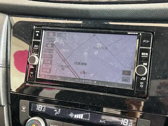 日産 エクストレイル 20X 埼玉県 2018(平30)年 7.2万km プレミアムコロナオレンジ 保証書/取扱説明書/純正SDナビ/　DVD/BT/ワンセグTV/iPod/AUX/バック、アラウンドビューモニター/ETC/4WD/レザーシート/LEDヘッドライト/前後コーナーセンサー/パワーバックドア/ルーフレール/前後ドライブレコーダー/デジタルインナーミラー/スタッドレスタイヤ