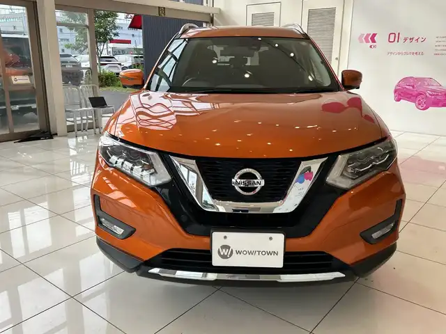 日産 エクストレイル 20X 埼玉県 2018(平30)年 7.2万km プレミアムコロナオレンジ 保証書/取扱説明書/純正SDナビ/　DVD/BT/ワンセグTV/iPod/AUX/バック、アラウンドビューモニター/ETC/4WD/レザーシート/LEDヘッドライト/前後コーナーセンサー/パワーバックドア/ルーフレール/前後ドライブレコーダー/デジタルインナーミラー/スタッドレスタイヤ